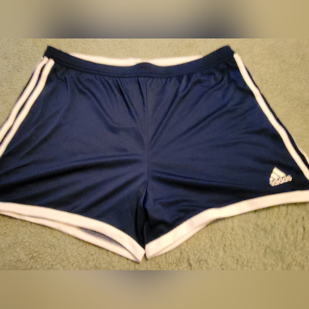 NWT Adidas Womens Climacool Navy Blue Athletic Shorts Size XL